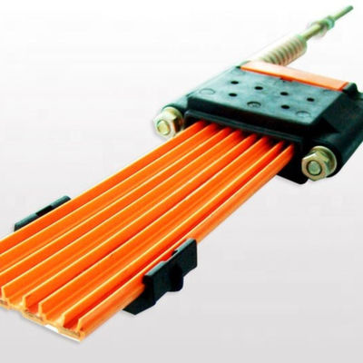 3P 4P 6P 90m Overhead Crane Electrical Bus Bars High Performance Orange Color
